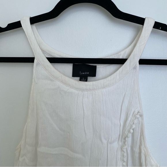 Lumiere White Blouse, Size Large - Picture 4 of 7